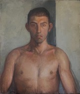 Πορτρέτο νέου, 1994, λάδι σε καμβά, 70 Χ 60 εκ., αρ. κτ. 4144