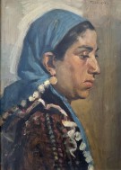 Πορτρέτο γυναίκας, 1943, λάδι σε καμβά, 46.2 Χ 33.2 εκ., αρ. κτ. 4597