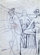 Μαρία, 2000, πενάκι σε χαρτί, 29.6 Χ 21 εκ., αρ. κτ. 4581
