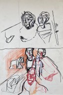 Χωρίς τίτλο, 2016, μεικτή τεχνική σε χαρτί, 41.5 Χ 28 εκ., αρ. κτ. 4037