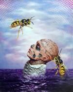Vulnerable existence, 2020, ακρυλικά σε καμβά, 68 Χ 54 εκ., αρ. κτ. 4199