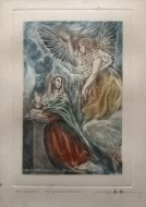 El Greco Ευαγγελισμός, ένχρωμη λιθογραφία, 23.2 Χ 16.6 εκ., αρ. κτ. 4670