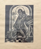 Παναγία, ξυλογραφία, 15.8 Χ 11.8 εκ., αρ. κτ. 4672