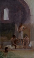 Χαμάμ, λάδι σε ξύλο, 129.6 Χ 77.7 εκ., αρ. κτ. 4763