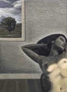 Σύνθεση με γυμνό, λάδι σε καμβά με τεχνική νοπογραφία (φρέσκο), 136 Χ 102 εκ., αρ. κτ. 4762